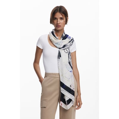 Foulard rectangulaire à motifs DESIGUAL