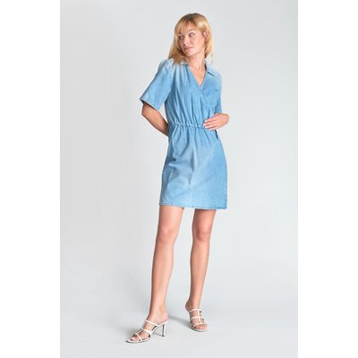 Robe portefeuille en jeans FLOE LE TEMPS DES CERISES