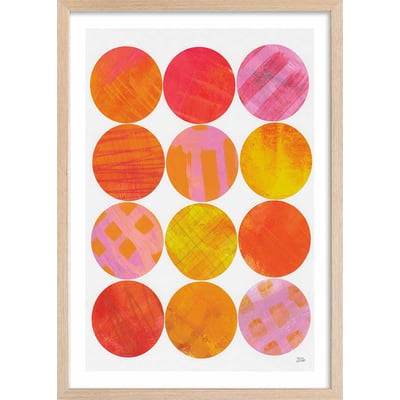 Poster sun shine circle HEXOA