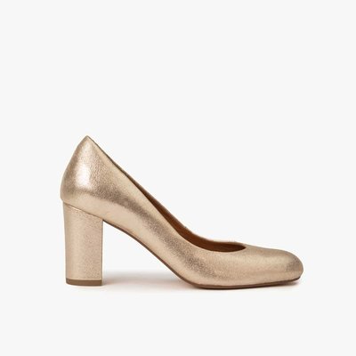 Escarpin cuir pailleté LAURINE MAISON TOUFET
