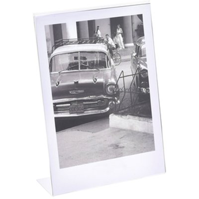 Cadre photo à poser en plastique transparent 13x18cm WADIGA