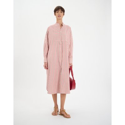 Robe Boy en coton à rayures rouges INES DE LA FRESSANGE PARIS