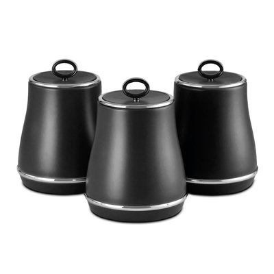 Set of 3 Renaissance Tea Coffee Sugar Canisters TOWER