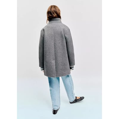 Manteau long drap de laine MANGO KIDS