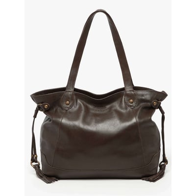 Sac porté épaule A4 Cow cuir BASILIC PEPPER