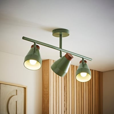 Patty Scandi Walnut Trim Bar Light ÉDITÉ