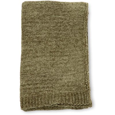 Jeté de canapé en polyester chenille Ally 170 x 130 cm VENTURE HOME