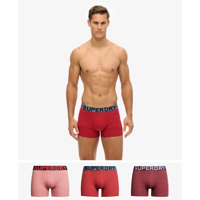 Lot de trois boxers en coton bio SUPERDRY