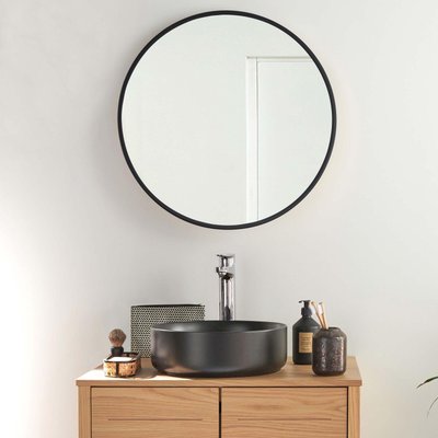 Miroir rond cadre métal EMA MOB IN