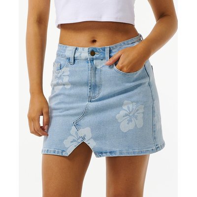 Jupe en jeans Hibiscus Heat Overdyed RIP CURL