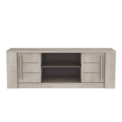 Meuble TV 2 Portes Coulissantes L150 cm - Antibes CALICOSY