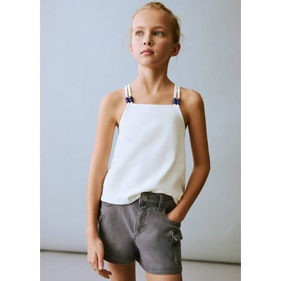 T-shirt détail perles MANGO KIDS