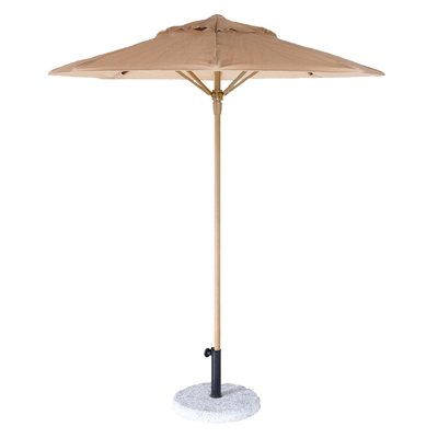 Parasol rond effet raphia MX HOME