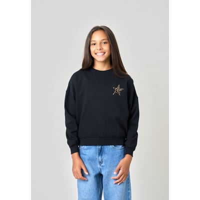 Sweat fille imprimé étoile léopard LEOSTAR DEELUXE