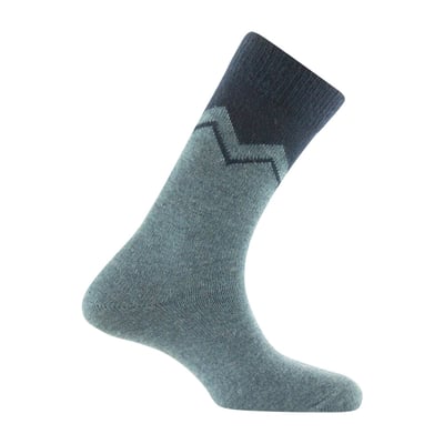 Mi-chaussettes Homme en laine Fantaisie Color Block KINDY
