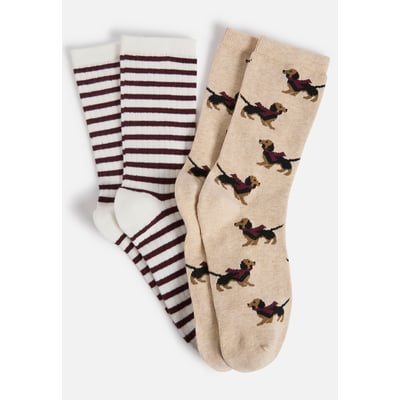 Paires de chaussettes fantaisie - Lot de 2 DAMART