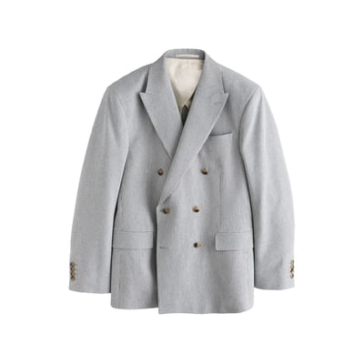 Veste de costume ajustée/croisée seersucker signature NEXT