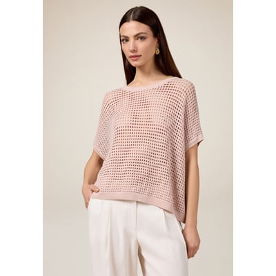 Pull en fil textile ajouré OLTRE