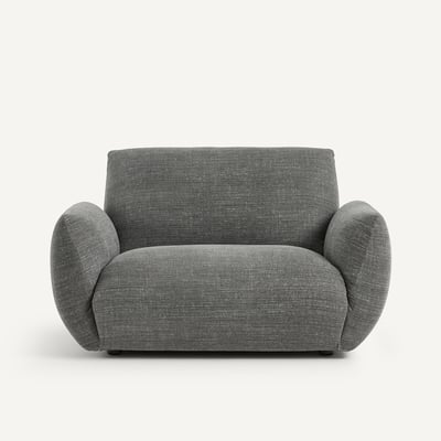 Fauteuil, en coton et lin, SPOGANO AM.PM