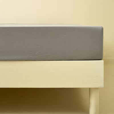 Drap housse en percale lavée COCON SYLVIE THIRIEZ