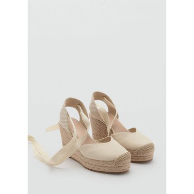 Espadrilles à lanières MANGO TEEN