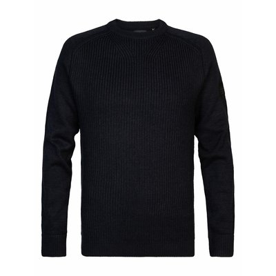 Jersey con cuello redondo de punto fino PETROL INDUSTRIES