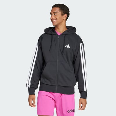 Veste À Capuche Entièrement Zippée French Terry 3 Bandes Essentials ADIDAS SPORTSWEAR