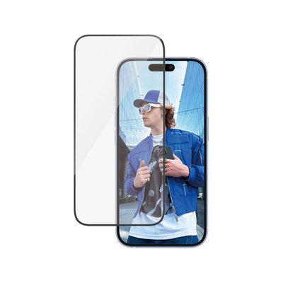 Protège écran iPhone 16 verre trempé Ultra-Wide Fit PANZERGLASS