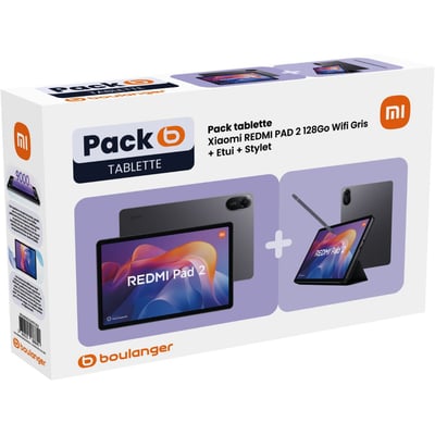 Tablette Android Pack Redmi Pad 2 128Go + Cover + Pen XIAOMI