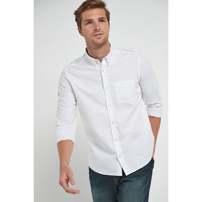 Chemise Oxford Aux Manches Longues Coupe Slim NEXT
