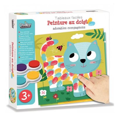Peinture a doigt Adorables compagnons CREA.LIGN