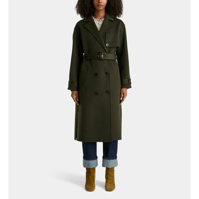Manteau long levani laine recyclée mélangée JODHPUR