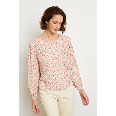 Blouse col rond imprimée, manches longues PIGMEO EKYOG
