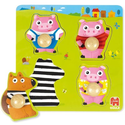 Puzzle Les 3 petits cochons GOULA