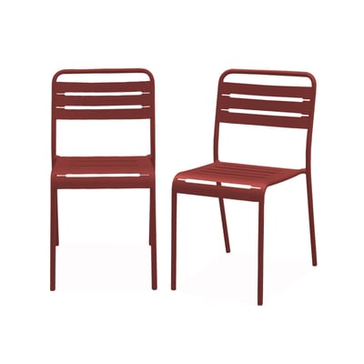 Chaise de jardin acier (lot de 2) AMÉLIA SWEEEK
