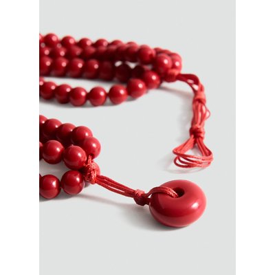 Collier boules détails floraux MANGO