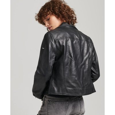 Blouson cuir superdry homme 2025