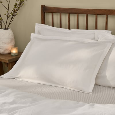 Hebden 100% Washed Cotton Pillowcase Pair YARD