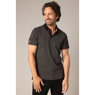 Polo en 100% coton à motif géométrique raffiné HORUS DEELUXE