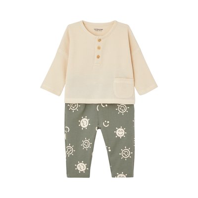 Ensemble T-shirt et pantalon en molleton VERTBAUDET