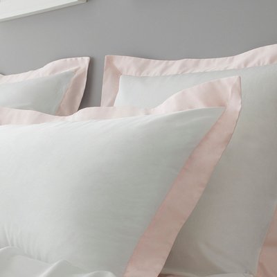 Taies d'oreiller satin de coton CELESTE lot de 2 MPC MAISON
