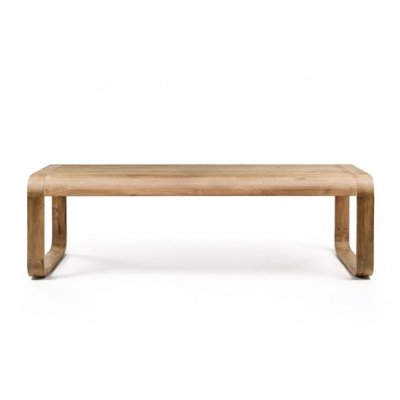 Table de repas en teck massif IRIS - IRIS MATHI DESIGN