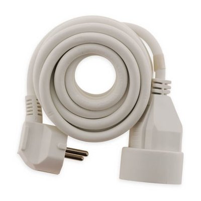 Rallonge Électrique Ménager Ho5vvf 16a 3g 1,5 10 M - Blanc ZENITECH