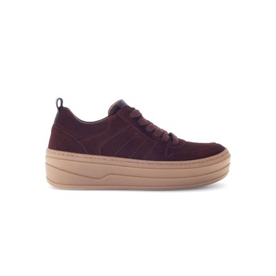 Baskets en cuir à talon compensé GABOR