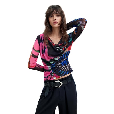 T-shirt en maille imprimée M. C. Lacroix DESIGUAL