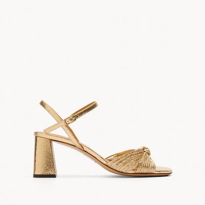 Sandales à talons n°640, cuir RIVECOUR