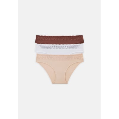 Lot de 3 culottes en microfibre et dentelle VARIANCE