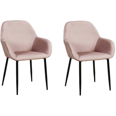 Fauteuil en velours cotelé Giulia (Lot de 2) CMP