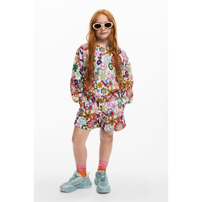 Sweat-shirt à imprimé hippie DESIGUAL