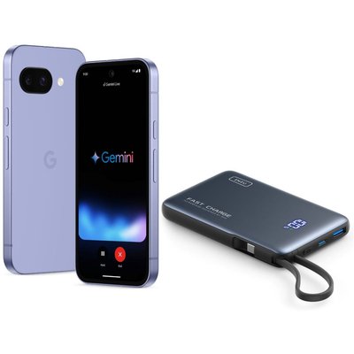 Smartphone Pack Pixel 9a Iris + Powerbank GOOGLE